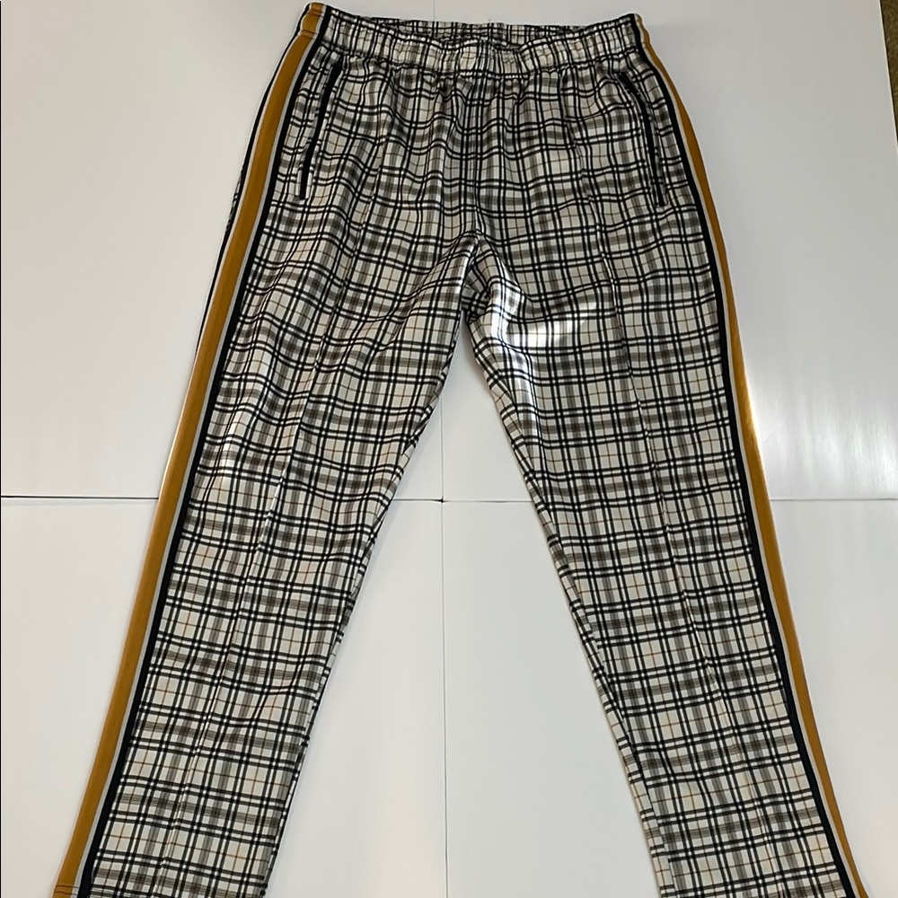 Urban Outfitters Blue and Cream Joggers